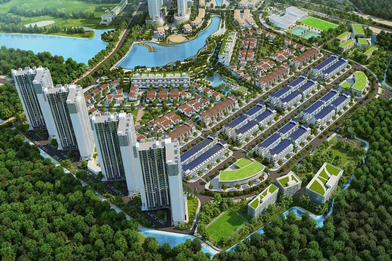 NHÀ PHỐ ECOPARK - LÔ GÓC 3 MẶT TIỀN, DT 226M2 5 TẦNG MẶT TIỀN 18M GIÁ 82 TỶ 5